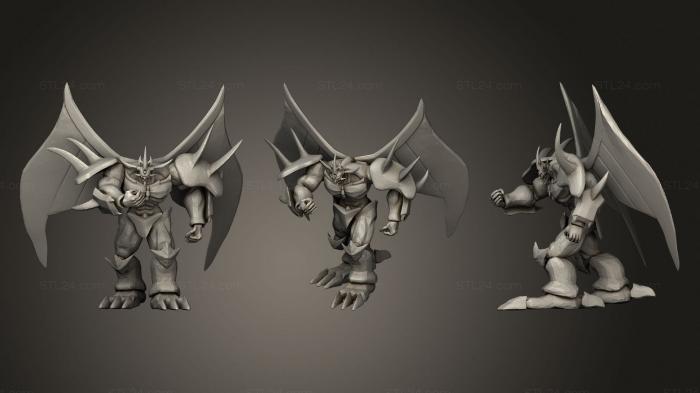 Figurines heroes, monsters and demons (Obelisk, STKM_3145) 3D models for cnc